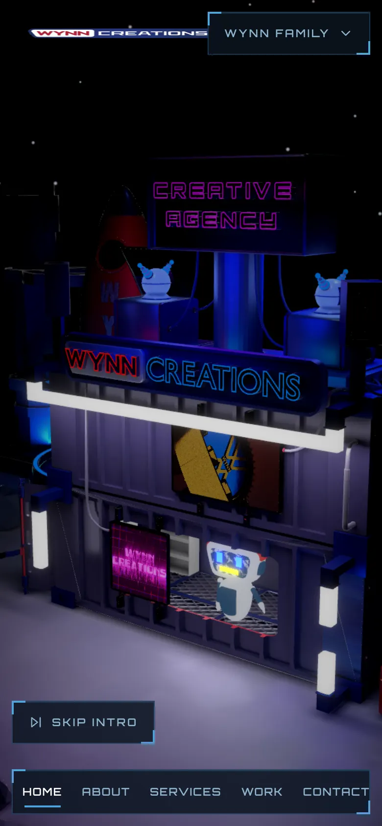 Wynn Space Depot on a phone